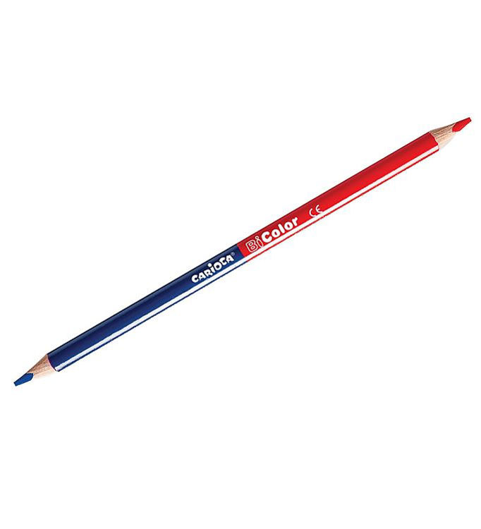 Picture of 6157 MAPED BICOLOR DOUBLE ENDED COLOUR PENCILS BLUE & RED